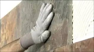 Укладка облицовочной плитки на стену