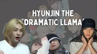 Hyunjin the 'dramatic llama' 😂