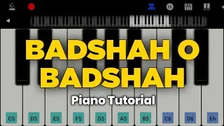 Badshah O Badshah Piano Tutorial | Shahrukh Khan | Badshah | Shrikesh Ambadkar