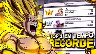 TENTEI SER O MELHOR JOGADOR DESSE JOGO EM TEMPO RECORDE! | Dragon Ball Legends