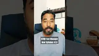 ISTQB Test Manager V3.0 New syllabus #tmsquare #istqb #shorts