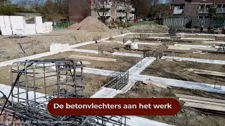 De betonvlechters aan het werk (2)