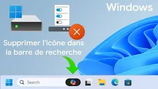 Remove the search bar icon On Windows 11