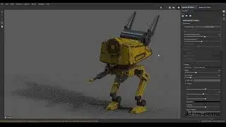 EDGE WEAR AND DIRT | SUBSTANCE PAINTER | TEXTURE PAINTING | ROBOT | HARD SURFACE MODELING