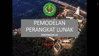 PEMODELAN PL - PERTEMUAN 10