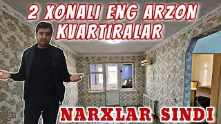 БУХАРА КВАРТИРЫ // 2 ХОНАЛИ ЕНГ АРЗОН КВАРТИРА НАРХЛАРИ 20.02.2024