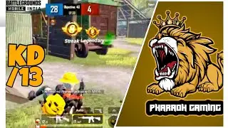 13/KD Death Match (TDM) Gameplay Video Battle Ground Mobile India (BGMI)🇮🇳  GAMING (P.G)