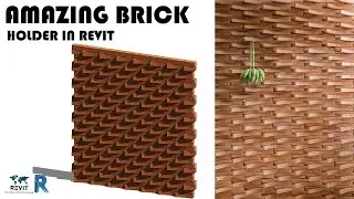 How to model brick wall holder design in Revit Tutorial