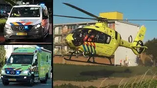 Traumahelikopter ingezet voor medische noodsituatie Brielle