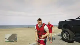 GTA 5 драка на пляже