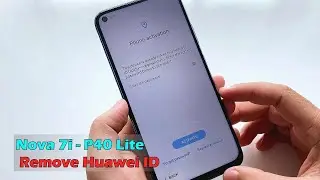 How to Remove Huawei ID Nova 7i - P40 Lite EMUI 10 | 2021