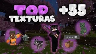 TOP +55 MEJORES TEXTURAS para Minecraft BEDROCK +1.21
