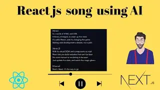 I created a React js and Next js song with Suno AI.Its way better than you think. #reactjs #nextjs