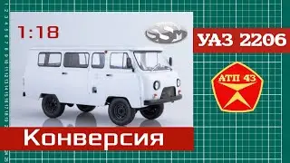 Конверсия🔹️УАЗ 2206🔹️SSM🔹️Масштабная модель 