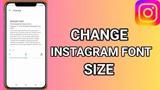 How to Change Instagram Font Size (Updated) || 2025