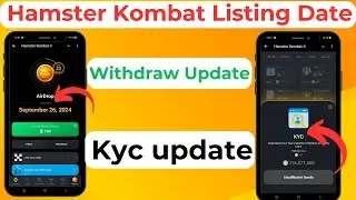 Hamster Kombat On Exchanges || Hamster Kyc New Update ||  Hamster Kombat Withdrawal 