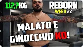 MALATO E GINOCCHIO KO ! PERDO PESO ANCORA - REBORN WEEK 22