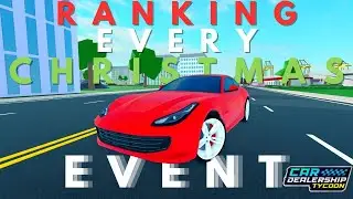 Ranking Every Christmas Event In Car Dealership Tycoon! | Tier List