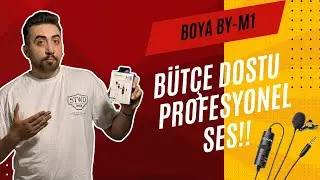 BOYA BY-M1 YAKA MİKROFONU: YouTuber'lar İçin Yaka Mikrofonu!