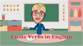 I hate verb in English