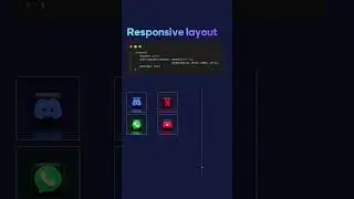 Responsive layout in HTML #shorts #shortsviral #codewithaii