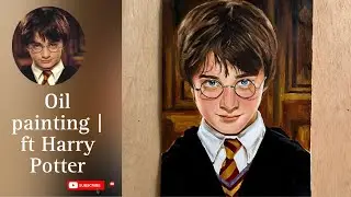 How to paint realistic portrait ft | @harrypotter  #foryou