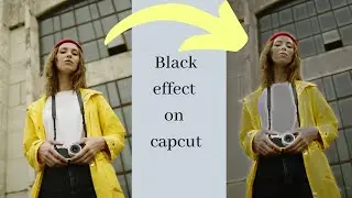 How to edit on capcut | black effect on capcut