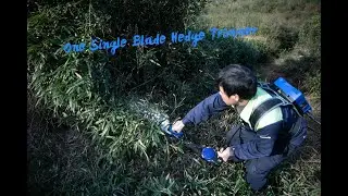 Powerful hedge trimmer 