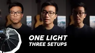3 Essential ONE LIGHT Setups for YouTube | Feelworld FL225D