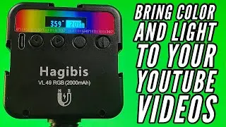 How To Add Light To Your Dark Videos Hagabis RGB LED Portable Video Light Today I Feel Like TIFL