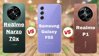 Samsung Galaxy F55 Vs Realme P1 Vs Realme Narzo 70x
