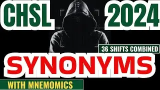 Top Synonyms | CHSL 2024 | SSC CGL 2024 | QEng