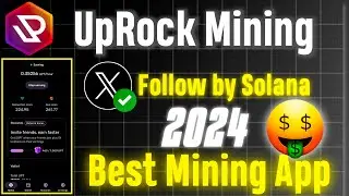 UpRock New Mining App 2024 | Mine Free Crypto | Mobile Mining App | Crypto Mining App | Free Airdrop
