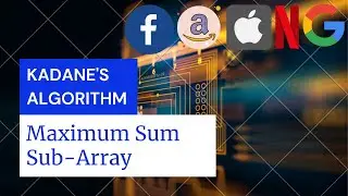 Maximum Sum Sub-Array || Kadane Algorithm (Positive and Negative Valued Array) + BruteForce Approach
