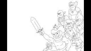 WIP#012-Line Art-Thundercats Roar-Gravit Designer