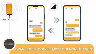 OrangeMesh Dongle mobile demonstration