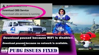 Obb Service Is Running Pubg Mobile Problem 😣 || Download Paused Because Wifi Is Disabled Problem 😣