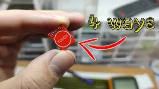 4 Way to use module TTP223 (Amazing touch key) | ttp223 touch module