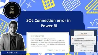 How to resolved SQl error in power BI
