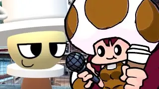FNF Fun With Coffee (Joe VRC, and Café Toadette)