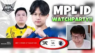 FNATIC ONIC VS LIQUID INDO!! NEW PLAYERS?! MPL ID WATCH PARTY!!  🔴