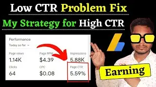 How to Increase Click Through Rate on Adsense | High CTR Google Adsense Earning Proof