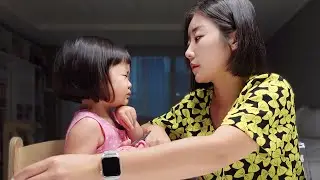 [ENG] Teaching table manners to 3-year-old RUDA. 🍽️ (Realistic Parenting)