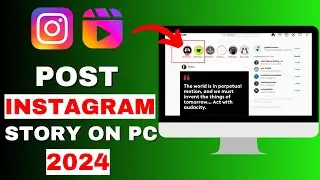 how to upload story on instagram from pc | post instagram stories from pc |add instagram story on pc