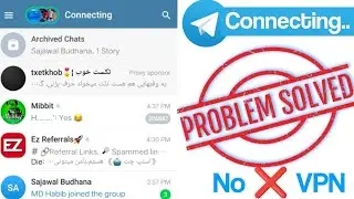 telegram connecting problem solved without vpn | fix telegram connecting problem