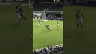 What a strike by Julian Gaines, who scores his first professional goal