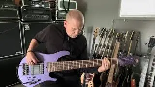 Swan Alpha Special 6 String Bass (2023) - Satin Purple