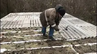 Теплая кровля из поддонов