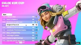HOW I WON THE CHLOE KIM CUP IN FORTNITE! (164TH PLACE)