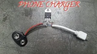 Emergency phone charger with 9V battery in just 2 minutes | Electro Fever